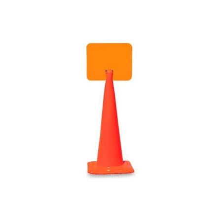 Cortina Safety Products Snap-On Signs For Traffic Cones - 14"Wx10"H - Blank 03-550-BLCH